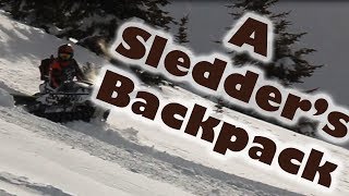 A SNOWMOBILE BACKPACK  What To Carry in the Backcountry [upl. by Dyan768]