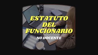 ESTATUTO DEL FUNCIONARIO NO DOCENTE  ANEP  cortometraje [upl. by Finley]