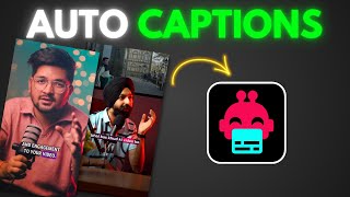 🤯 Best Automatic Captions App For ReelsShorts Video [upl. by Novets]