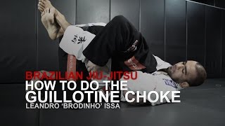 BJJ How To Do A Basic Guillotine Choke  Evolve University [upl. by Janene870]