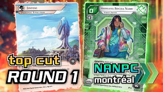 NANPC Montréal Top Cut  Round 1  Erin PE vs Terence Arissana  Android Netrunner [upl. by Eralcyram]