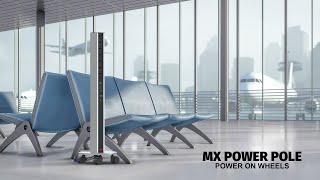 MX Freestanding Power Pole Innovative Power Solution with Automatic Cut off Protection [upl. by Ann-Marie]