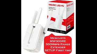 Mercusys MW300RE 300Mbps Range Extender Setup to Boost WIFI signal [upl. by Lleddaw791]