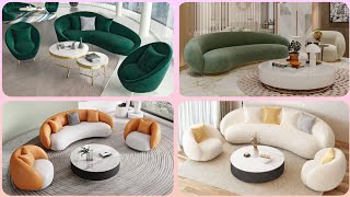 DIY Round Sofa Makeover  Transform Your Living Room [upl. by Maya]