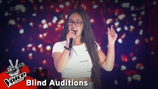 Κλαυδία Παπαδοπούλου  Roxanne  5o Blind Audition  The Voice of Greece [upl. by Eeramit]