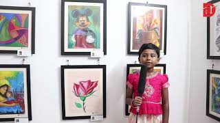 Rihanna  Thirumullaivoyal Branch  Dessin Academy Exhibition 2024  Colorful Expressions [upl. by Chill]