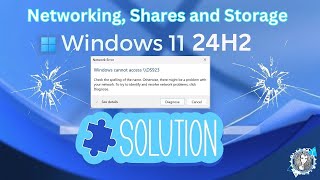 2024  Fix PATH NOT FOUND  Error 0x80070035 with Windows 11 Pro 24H2 [upl. by Marguerite]