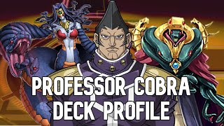 YuGiOh GX 40 Card Professor Cobra Thelonious Viper Deck Profile [upl. by Egidio]