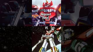 Megazord Base vs Voltron Power Rangers vs Voltron [upl. by Nevets]