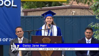 Lake View High School Graduation Ceremony 2021 [upl. by Primavera]