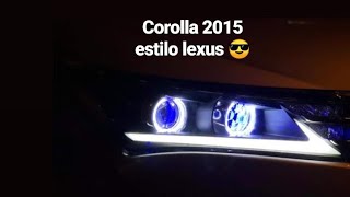 farol Corolla 2015 personalizados [upl. by Nowtna743]