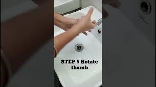 WHO Medical hand washing steps  Techniques medicalstudents [upl. by Bethena103]