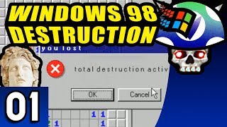 Vinesauce Joel  Windows 98 Destruction  Part 1 [upl. by Broida431]