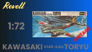 Revell Kawasaki K145  KAIc Toryu 172nd Vintage [upl. by Anstus]