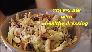 Coleslaw with healthy dressing [upl. by Tijnar]