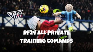 All Private Training Server Commands  RF24  Roblox rf24 roblox tutorial [upl. by Betsy2]