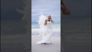 Camusdarach Beach Angel Photoshoot Paradise on Earth Beautiful sandy Beach in Scotland [upl. by Kerwon]