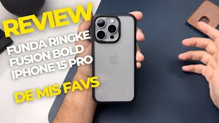 Review  Funda Ringke Fusion Bold para el iPhone 15 Pro  Mi nueva funda favorita [upl. by Salzhauer]