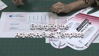 Making the AdjustABust Template Smaller or Larger with SureFit Designs™ [upl. by Louanna]