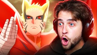 BARYON MODE NARUTO VS ISSHIKI Boruto Episode 217 Reaction [upl. by Iarised]