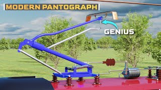 The Brilliant Engineering behind Pantographs [upl. by Ajnat]