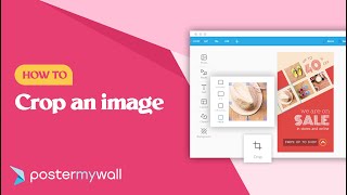 How to Crop an Image with PosterMyWall [upl. by Cristiano]