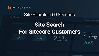 Powerful Search Made Easy for Sitecore  SearchStudio in 60 Seconds [upl. by Aphrodite]