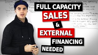 FIN 300  Full Capacity Sales and External Financing Needed  Ryerson University [upl. by Nhguav]