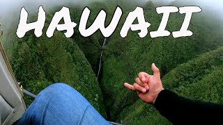 HELICOPTER TOUR HAWAII OAHU DOORS OFF [upl. by Anirehtac]