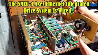 The SMCU4 Axes Ethernet Integrated Drive System Is Wired [upl. by Fulmis]