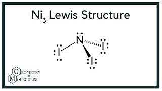 NI3 Lewis Structure Nitrogen Triiodide [upl. by Solley218]