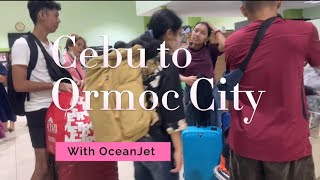 Cebu to Ormoc City Port with OceanJet 2023 [upl. by Nabal142]