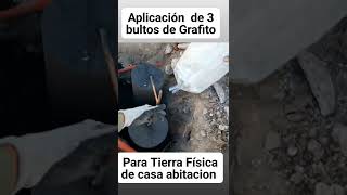 Instalación de 2 Electrodos de Grafito para Tierra Física de casa habitación Parte 1 [upl. by Padraig]