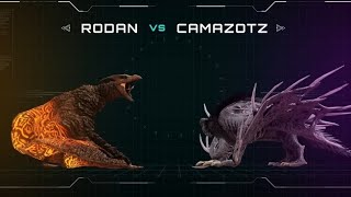 Titanus Rodan Vs Titanus Camazotz  Kaiju flying battle Monsterverse [upl. by Namron]