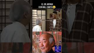 El Sr Miyagi con Will Smith 🤣🤣🤣🤣 karate karatekidpatmorita [upl. by Tolland]