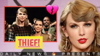 PATHETIC TAYLOR SWIFT CLAIMS KIM KARDASHIAN STOLE HER CAREER AND SENT HER INTO HIDING [upl. by Assetniuq]