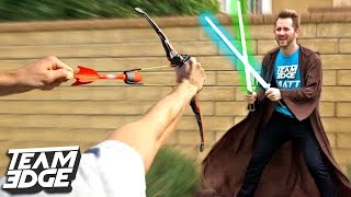 LIGHTSABER DEFLECT CHALLENGE [upl. by Saenihp]