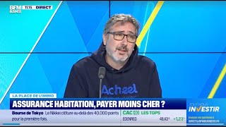 BFM TV x Acheel  Payer son Assurance habitation moins cher [upl. by Langer809]