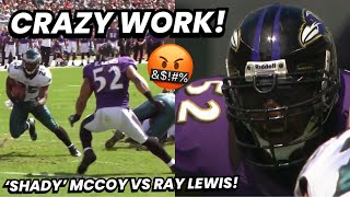 LeSean McCoy Vs Ray Lewis 🤬 CRAZY WORK I AM ATHLETE Ray Lewis MEETS Shady McCoy [upl. by Lynelle140]