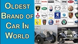 Oldest Car Manufacturers in the World oldestfacts history automotivehistory [upl. by Kimberlee]