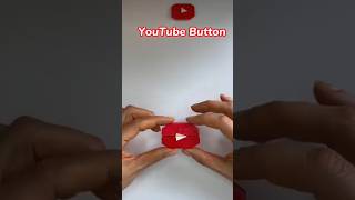 Diy YouTube mini button shorts ytshorts youtubebutton diy cute [upl. by Chaffinch597]