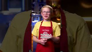 this chef has the makings of a young gordon ramsay 😂 masterchefjunior [upl. by Gervais]