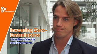 quotLuister meer naar de ondernemers bij invoering Zero Emissiezonequot  Haagse VVD [upl. by Pen]