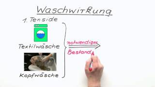 Waschwirkung  Chemie  Organische Chemie [upl. by Hahsi]