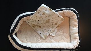 How to sew a baby nest  step by step tutorial to make your own dockatot [upl. by Diarmuid502]