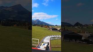 Achterbahn in den Bergen 🏔️ Freizeitpark Familienland Pillersee 🇦🇹 shorts [upl. by Janyte]