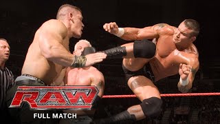 FULL MATCH Batista Michaels Cena amp Undertaker vs Edge Orton MVP amp Mr Kennedy Raw Feb 15 2007 [upl. by Billmyre945]