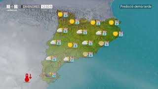 Predicció meteorològica per divendres 15112024 [upl. by Anitsrik]