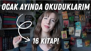 Ocak Ayında Okuduklarım 16 Kitap 2024 [upl. by Jerman]