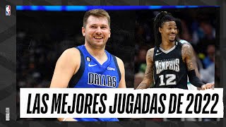 ¡Las 10 MEJORES JUGADAS del 2022 en la NBA [upl. by Alessig189]